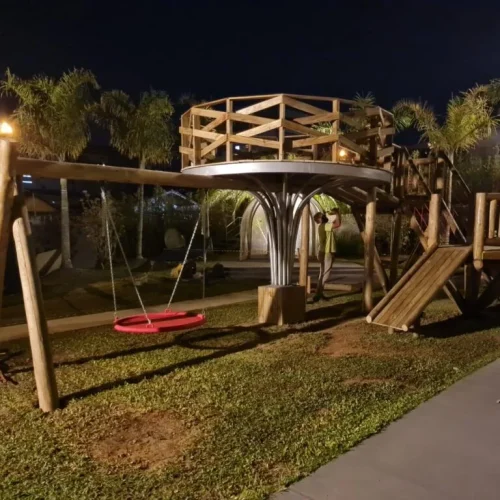 Playground de madeira em Curitiba - Madera Brasil