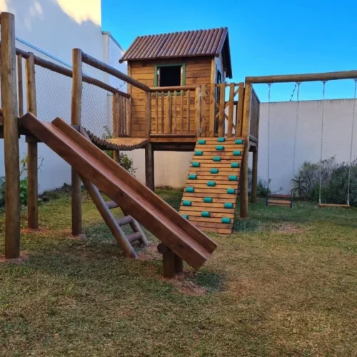 Playground de madeira em Curitiba - Madera Brasil