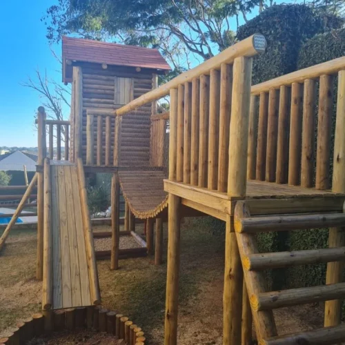 Playground de madeira em Curitiba - Madera Brasil