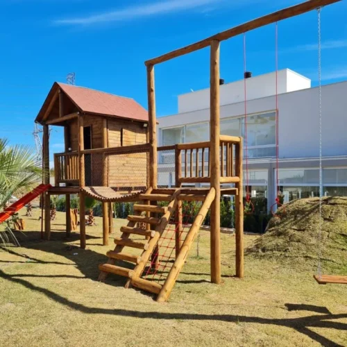 Playground de madeira em Curitiba - Madera Brasil