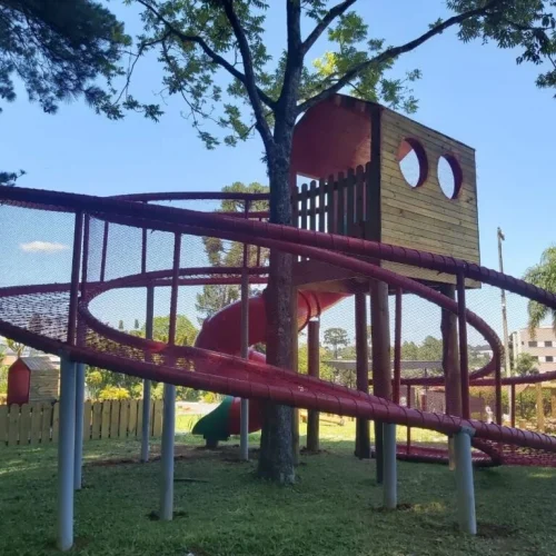 Playground de madeira em Curitiba - Madera Brasil