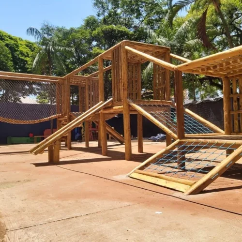Playground de madeira em Curitiba - Madera Brasil