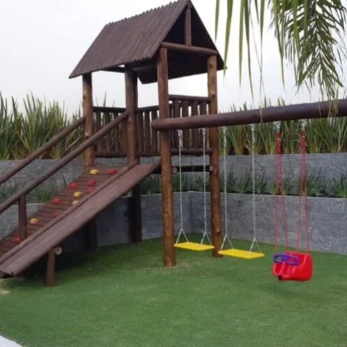 Playground de madeira em Curitiba - Madera Brasil