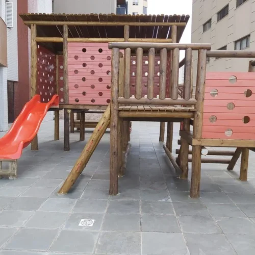 Playground de madeira em Curitiba - Madera Brasil