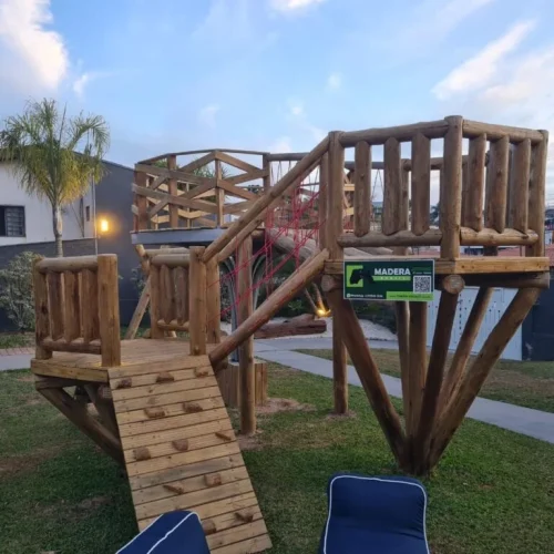 Playground de madeira em Curitiba - Madera Brasil